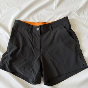 Sleek Black Women's Macade Golf Shorts